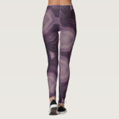 Paarse Leggings Yoga Pants (Achterkant)