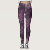 Paarse Leggings Yoga Pants (Voorkant)