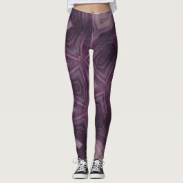 Paarse Leggings Yoga Pants