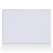 Paarse lente bloemenkrans dank u kaart (Binnen Horizontaal (Boven))