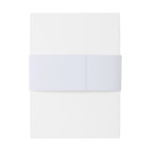 Paarse lente bloemenkrans monogram bruiloft uitnodigingen wikkel (Achterkant Voorbeeld)