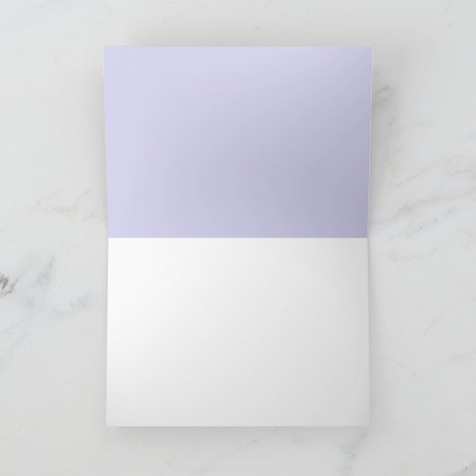 Paarse lente wilde bloemen Noteer Kaart (Binnen)