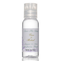 Paarse lentebloemen sparen de datum