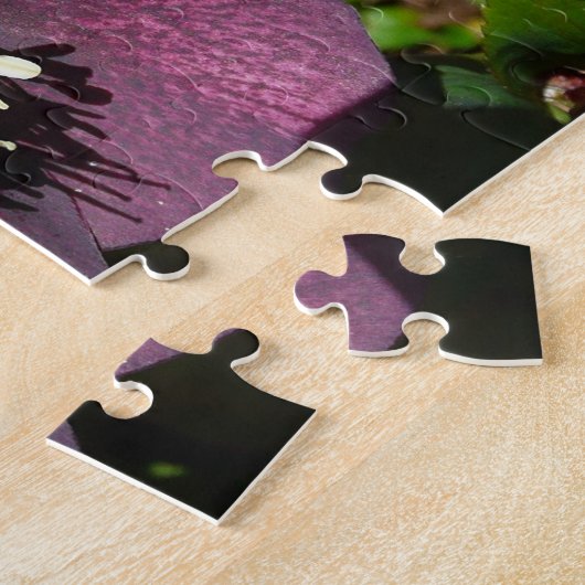 Paarse Lenten Roos Sneller Legpuzzel (Zijkant)