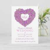 Paarse lenteslippen bloem kaart (Staand voorkant)