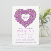 Paarse lenteslippen bloem kaart (Staand voorkant)