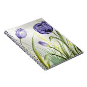 Paarse lentetelers notitieboek (Rechterzijde)