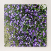 Paarse lentevloers Jigzaag Puzzle Legpuzzel (Horizontaal)