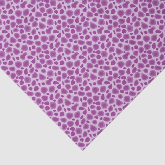 Paarse leopard-huidafdrukkapier tissuepapier (Detail)