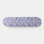 Paarse leopard Pattern Digital Lavender Persoonlijk Skateboard (Horizontaal)