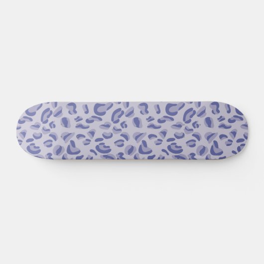 Paarse leopard Pattern Digital Lavender Persoonlijk Skateboard (Horizontaal)