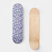Paarse leopard Pattern Digital Lavender Persoonlijk Skateboard (Voorkant)