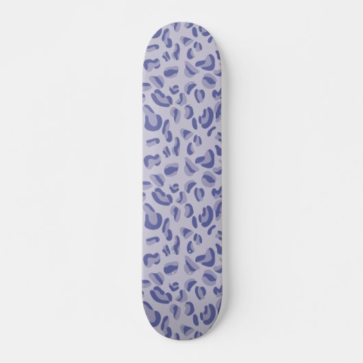Paarse leopard Pattern Digital Lavender Persoonlijk Skateboard (Voorkant)
