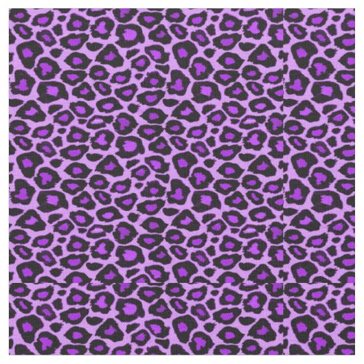 Paarse leopard Pattern Stof (Close Up)