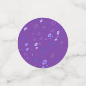 Paarse leopard Print Party Confetti (Kleine voorkant)