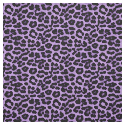Paarse leopard Spots Print Patroon Stof (Swatch)