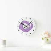 paarse lepel ronde klok (Huis)