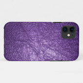 Paarse leren iPhone 5 hoes (Achterkant (horizontaal))