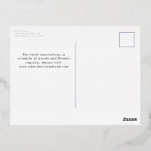 Paarse Lets Go Meisjes Bachelorette Party Folie Uitnodiging Briefkaart (Achterkant)