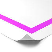 Paarse letter N Poster (Hoek)