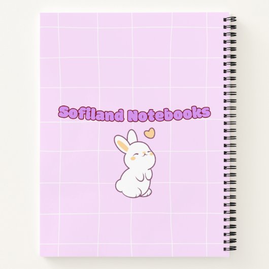 Paarse leuke meid 💜✨💗 notitieboek (Achterkant)