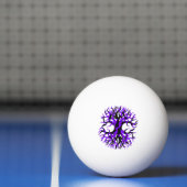 Paarse levensboom pingpongbal (Net)