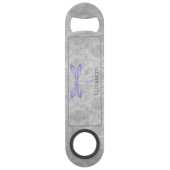 Paarse libel Damask Speed Flessenopener (Voorkant)