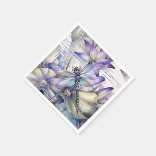 Paarse libel servet (Hoek)