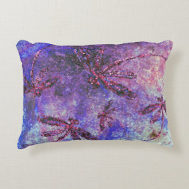 Paarse libel waas accent kussen