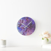 Paarse libel waas ronde klok (Huis)