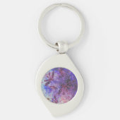 Paarse Libelle Nevel Sleutelhanger (Voorkant)