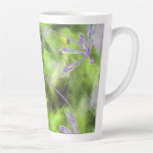 Paarse libellen op Limoen Latte Mok (Rechts)