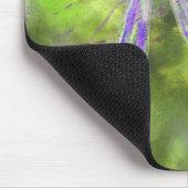 Paarse libellen op Limoen Muismat (Hoek)