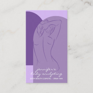 Paarse Lichaamsmodellering Contourende Spray Tan S Visitekaartje