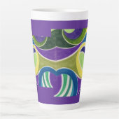 Paarse Licht Latte Mok (Voorkant)