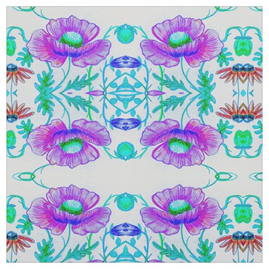 Paarse Licht Passie Stof (Swatch)