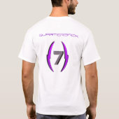 PAARSE LICHTINGENNUMMER 7 KWARTAAL T-SHIRT (Achterkant)