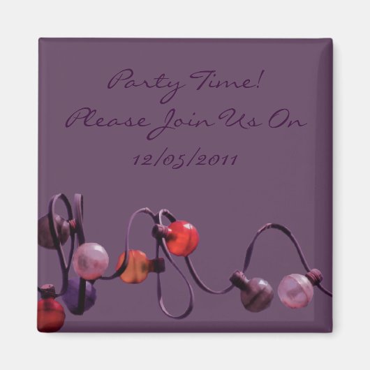 Paarse lichtmagneet magneet (Voorkant)