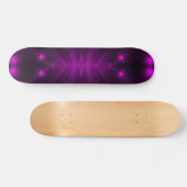 paarse lichtsterren skateboard (Horizontaal)