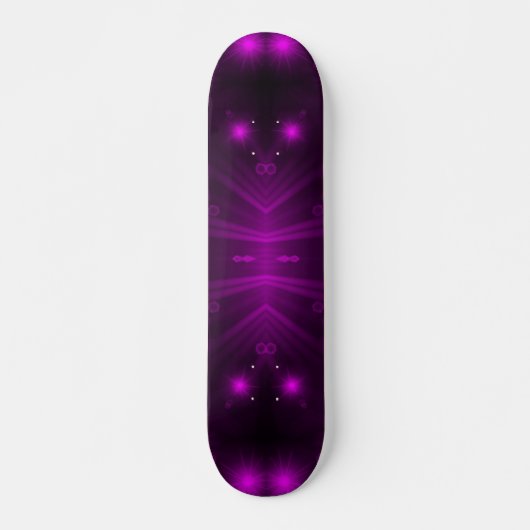 paarse lichtsterren skateboard (Voorkant)