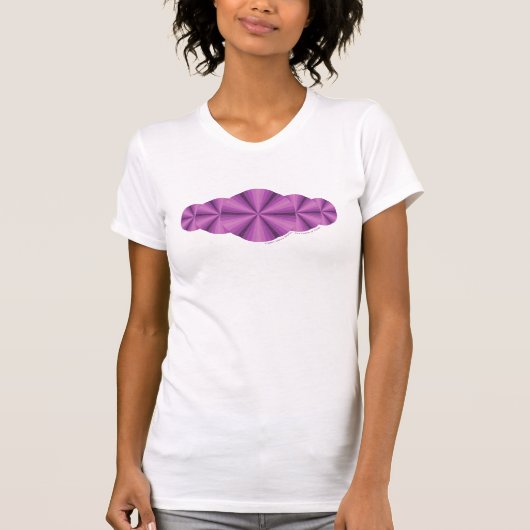 Paarse lichtverlichting, licht Shirt (Voorkant)