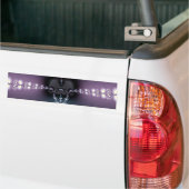 Paarse Lied Bumpersticker (Op Truck)