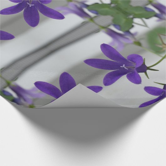 Paarse liefde cadeaupapier (Hoek)