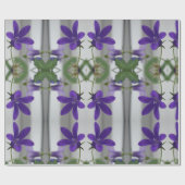 Paarse liefde cadeaupapier (Vlak)