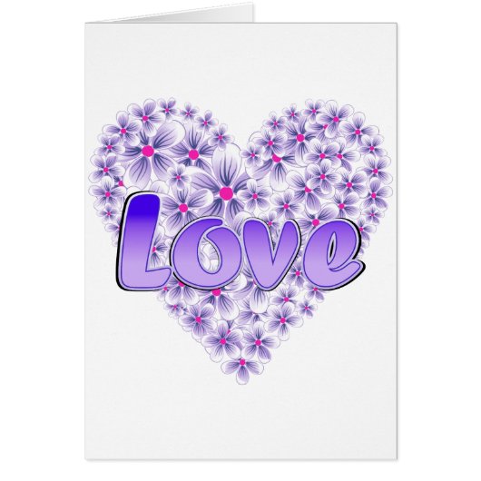 Paarse liefde en Daisies (Voorkant)