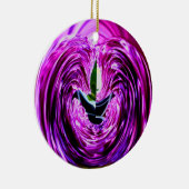 Paarse liefde_ keramisch ornament (Rechts)