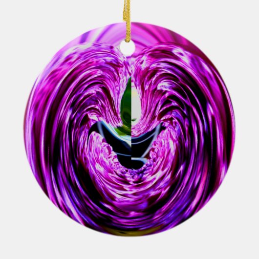 Paarse liefde_ keramisch ornament (Achterkant)