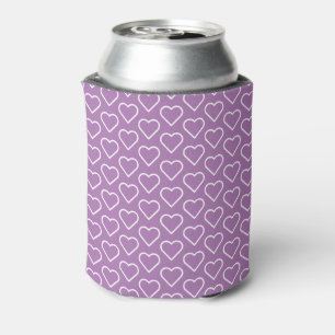Paarse liefde - Voeg je kleuren toe - hart Blikjeskoeler