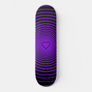 Paarse liefde - Voeg je kleuren toe Persoonlijk Skateboard