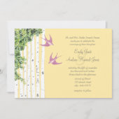 Paarse liefdesvogels - Beizoenbomen Kaart (Voorkant)